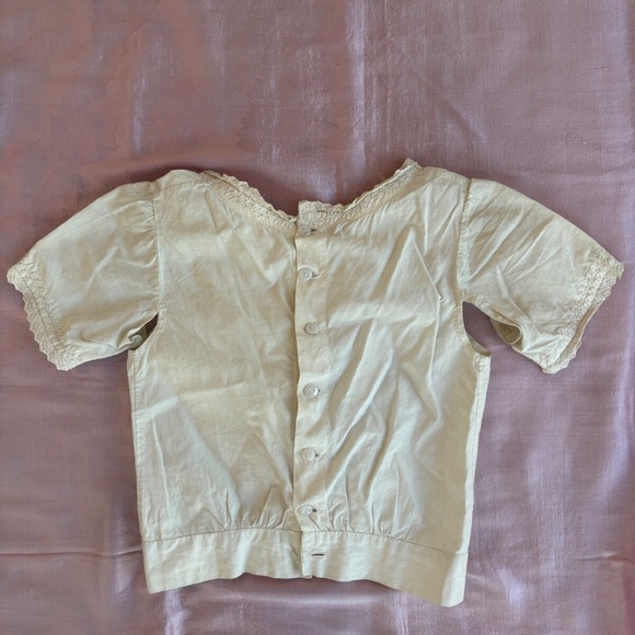 RARE & Vintage Victorian White Baby Shirt with Intricate Embroidery and Lace - Picture 6 of 8